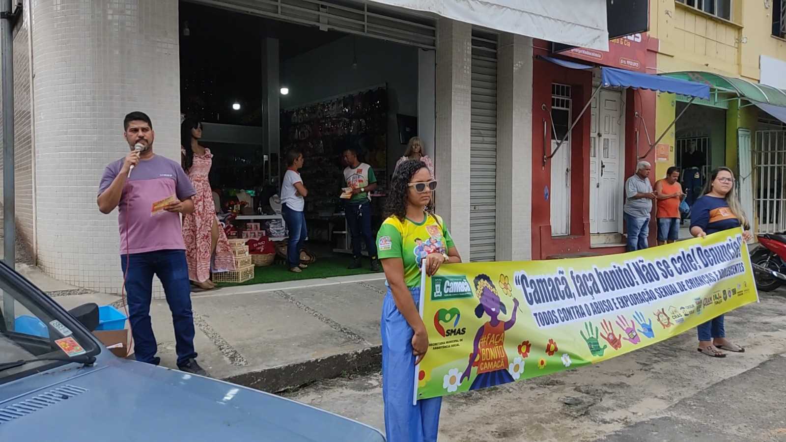 Camacã: Prefeitura realiza Pit Stop pela Campanha de combate ao abuso e exploração sexual de crianças e adolescentes 

